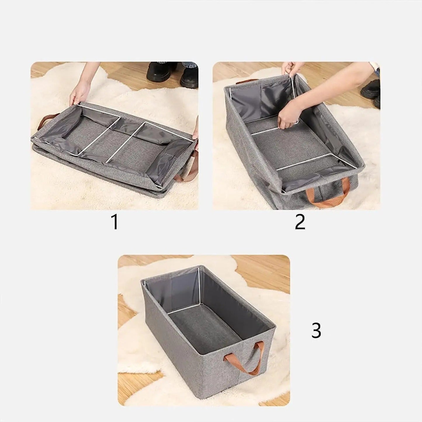 Foldable Cloth Storage Basket - Pack of 1