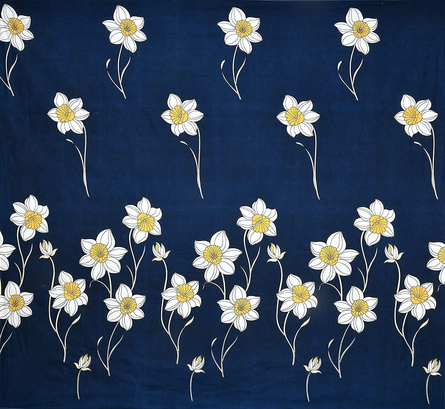 Glace Cotton Elastic Fitted Double Bed Sheet