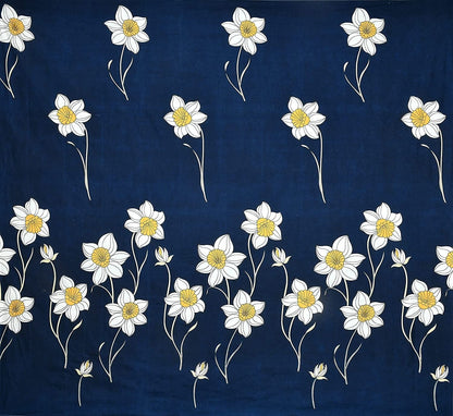 Glace Cotton Elastic Fitted Double Bed Sheet