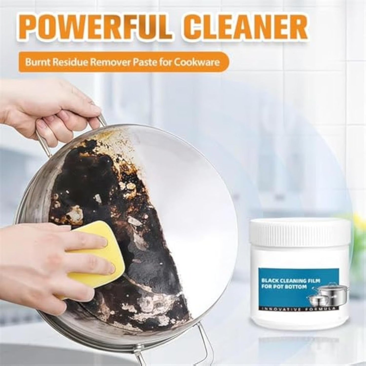Powerful Burnt Residue Remover Paste for Cookware - Pack of 2