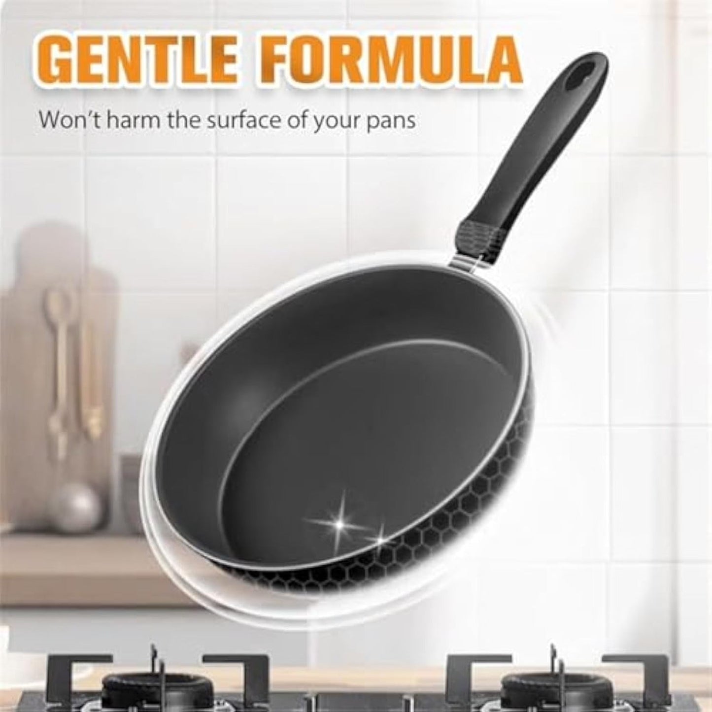Powerful Burnt Residue Remover Paste for Cookware - Pack of 2
