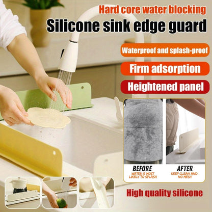 Kitchen Silicone Sink Splash Guard Mat - Pack of 2