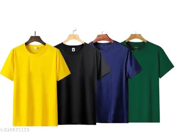 Men's T-Shirts - Pack of 4 (Assorted Colors)