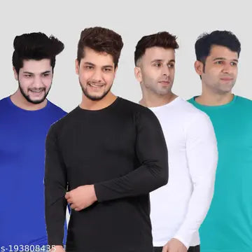 Men's T-Shirts - Pack of 4 (Assorted Colors)