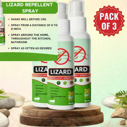 Organic Lizard Repellent Spray - Buy 1 Get 2 Free