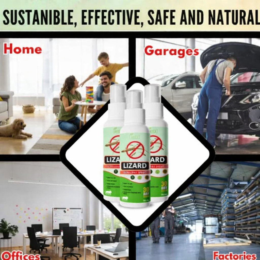 Organic Lizard Repellent Spray - Buy 1 Get 2 Free