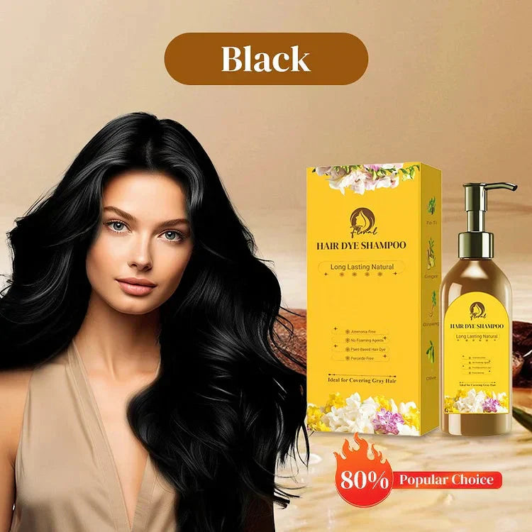 Long Lasting Natural Hair Dye Shampoo 100ML (Pack of 2)