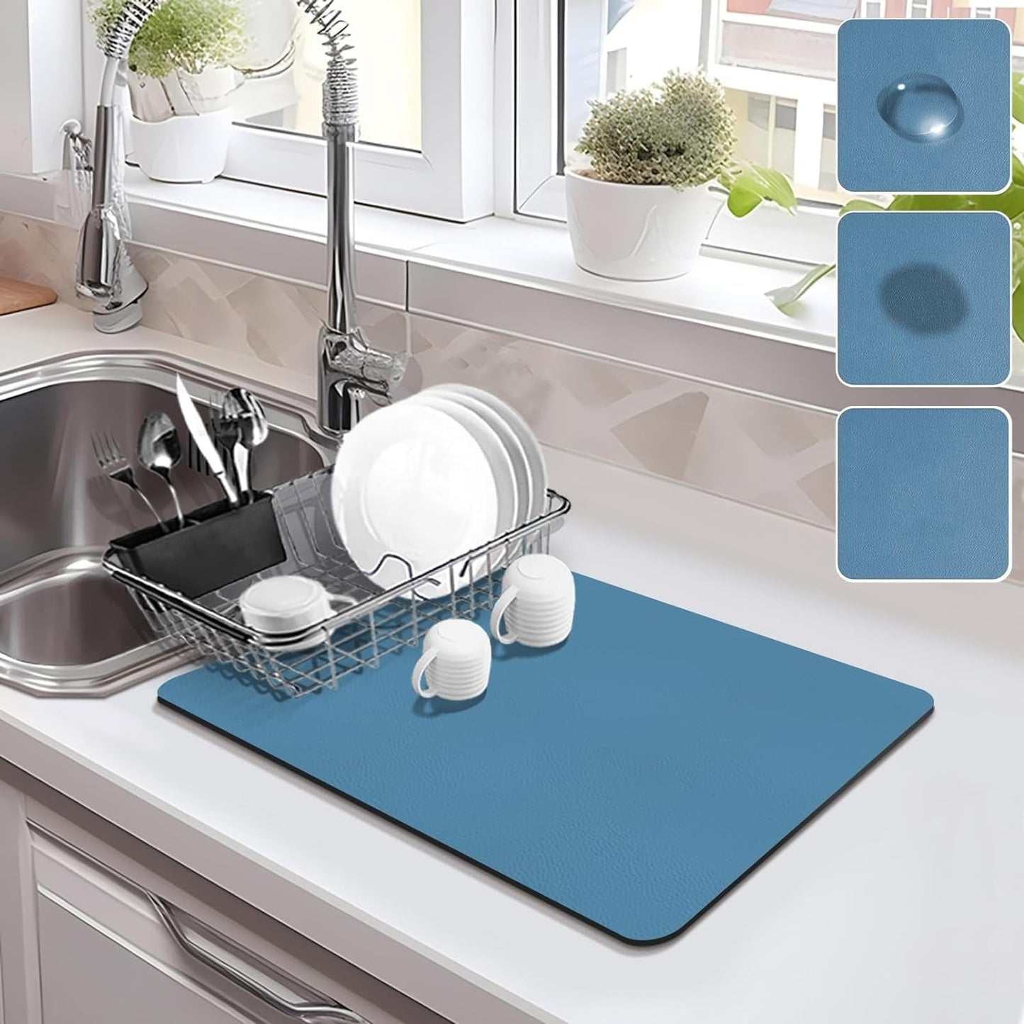 Drying Mat Water Absorbent Mats for Kitchen