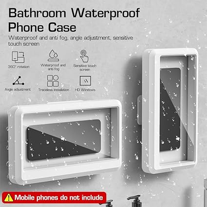 360° Waterproof Wall Phone Holder