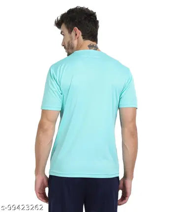 Solid Men's T-Shirts - Pack of 5 (Assorted Colors)