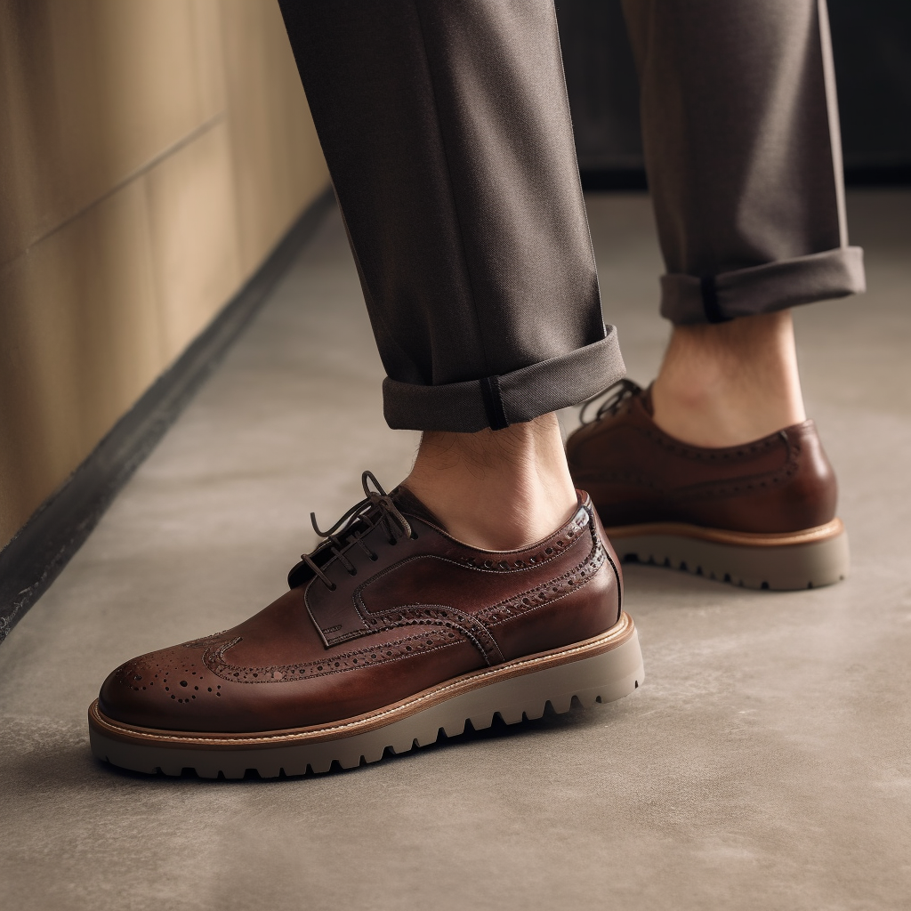Burgundy Leather Ajax Chunky Derby Shoes - SS23 - ITALIAN AW26