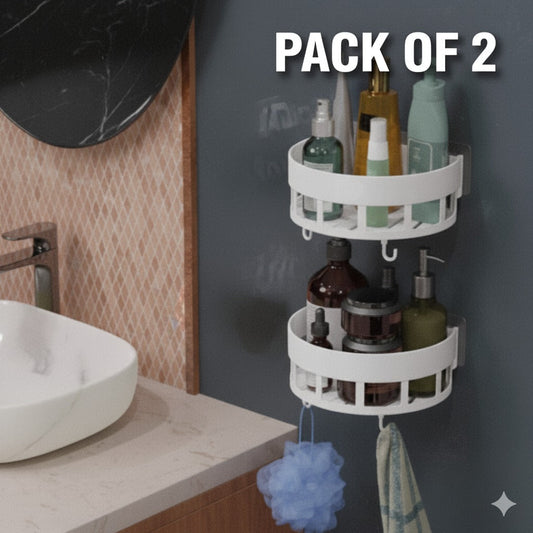 Wall Mounted Bathroom Shelf  (Buy 1 Get 1 Free)