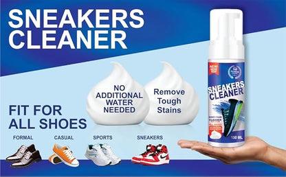 Quick Shoe Cleaning spray with brush