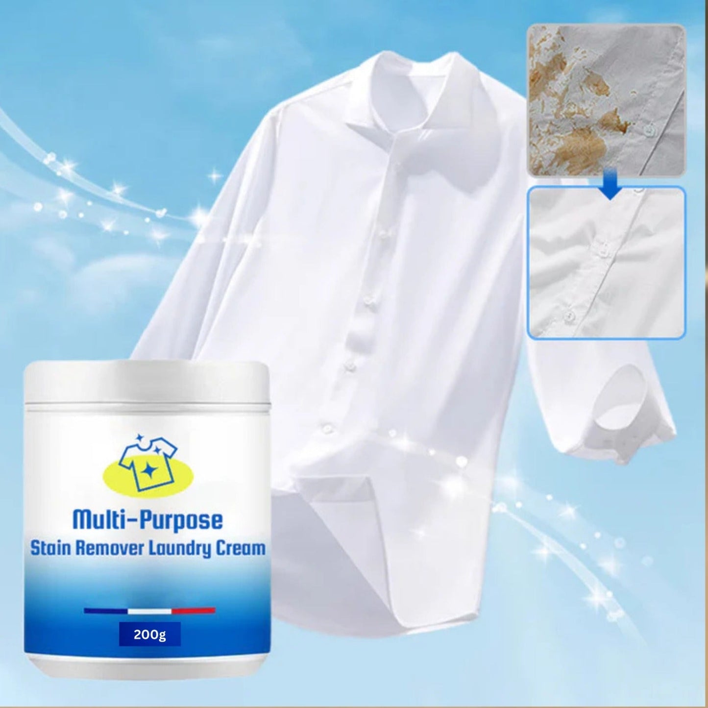 Pack of 2multi-purpose Laundry Stain Remover Cream