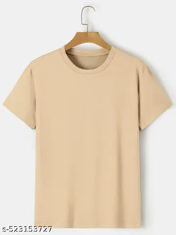 Polyester Men's T-Shirts - Pack of 5 (Assorted Colors)
