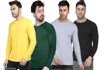 Men's T-Shirts - Pack of 4 (Assorted Colors)
