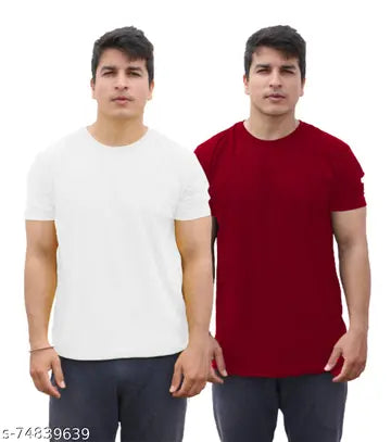 Men's T-Shirts - Pack of 2 (Assorted Colors)